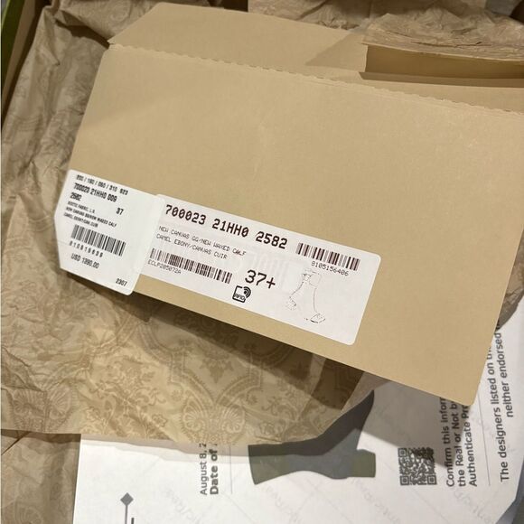 GUCCI Ellis GG Monogram Supreme Canvas & Leather Ankle Boots Brown - Picture 13 of 13